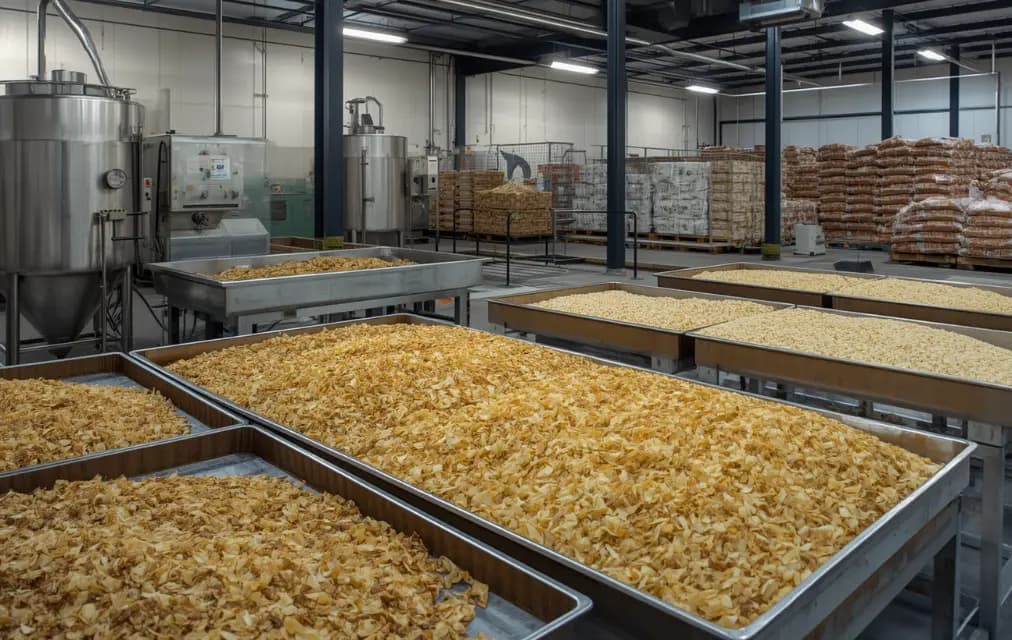 Dehydrated onion flakes, granules and powder supplied from India to Germany