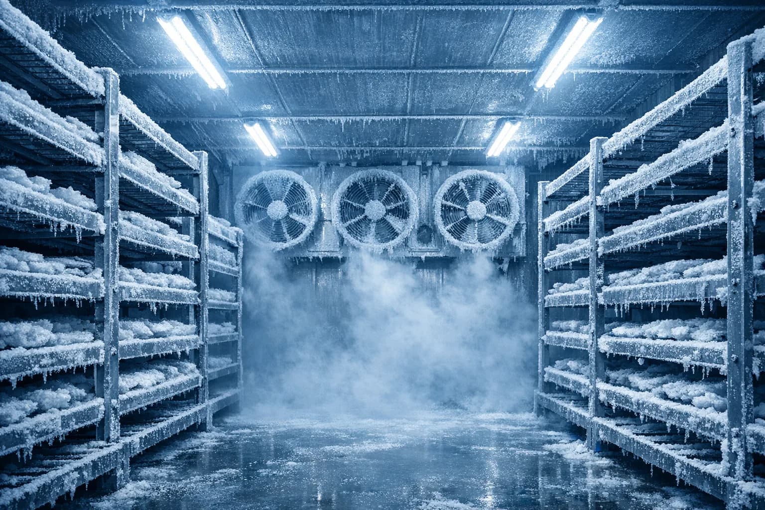 Cryogenic Blast Freezing Area